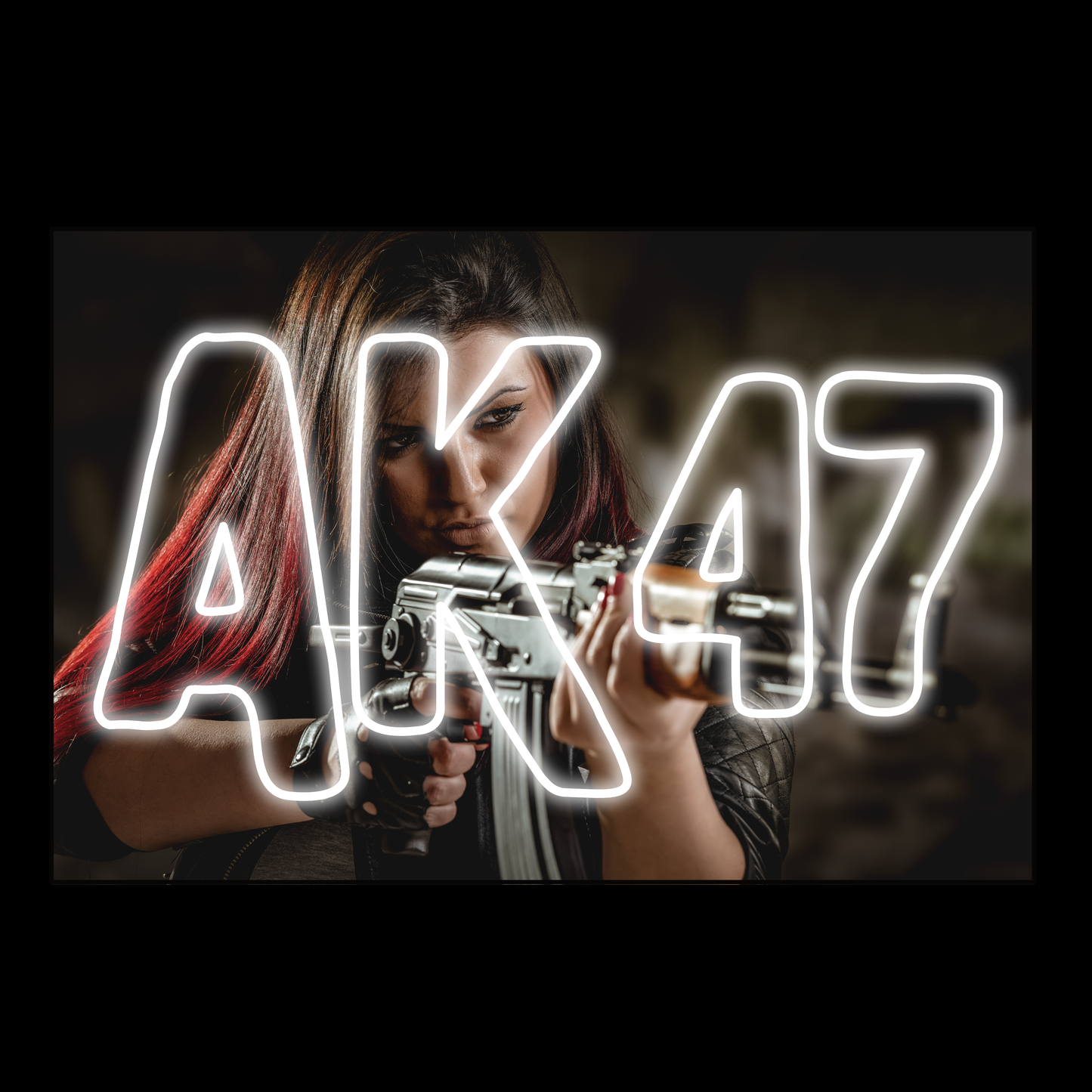 AK47 Girl (NeonDreams x Swiss Shooting Range)