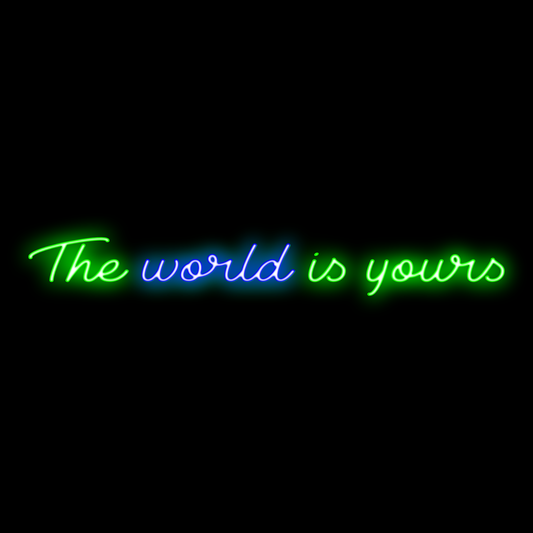 The world is yours (Bicolor)