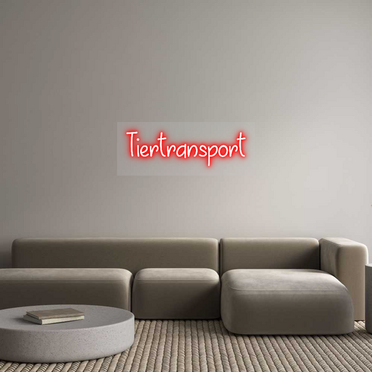Custom Neon: Tiertransport