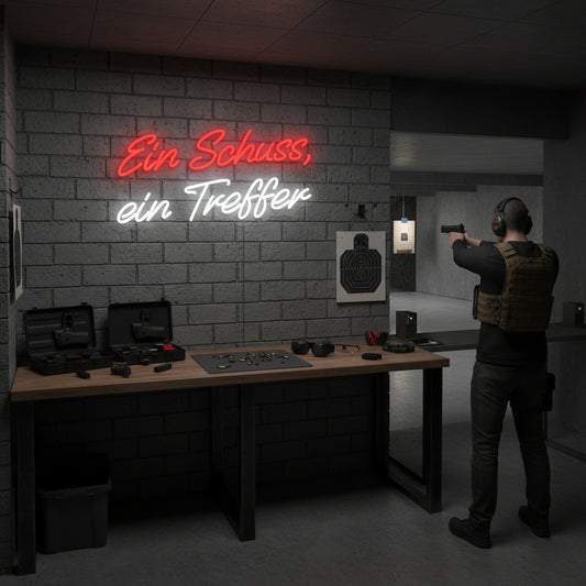 Ein Schuss ein Treffer (NeonDreams x Swiss Shooting Range)