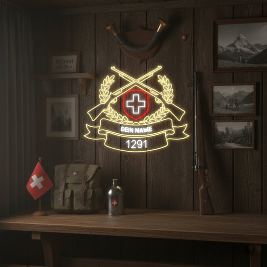 Individuelles Emblem (NeonDreams x Swiss Shooting Range)