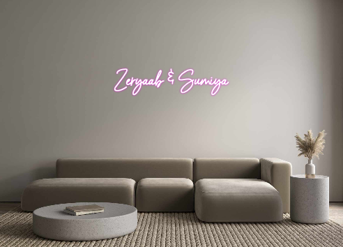 Custom Neon: Zeryaab & Sum...